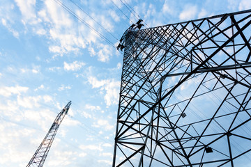 High voltage tower