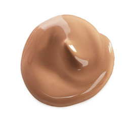 Liquid foundation isolated on white