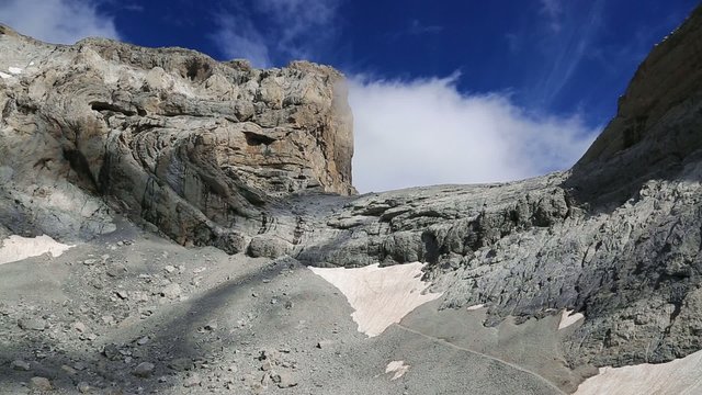 Cilindro de Marbore Pyrenees Huesca Aragon at Spain