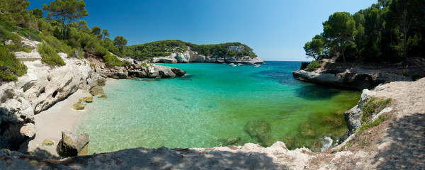 Cala Mitjaneta Beach in Menorca, Spain