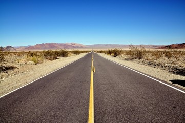View of Death Valley National Park, California USA