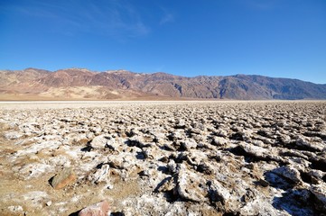 View of Death Valley National Park, California USA