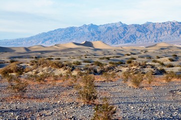 View of Death Valley National Park, California USA