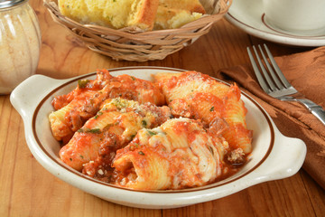 Stuffed pasta shells