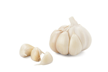 Garlic head and cloves