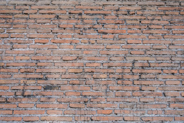 Old brick Roman wall