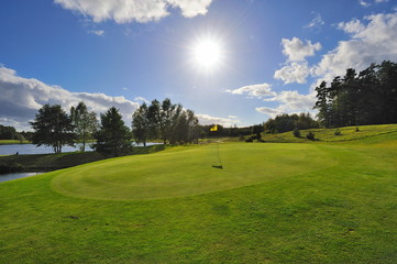 krajobraz wiejski, golf, sport