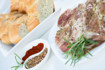 Snacks before barbecue