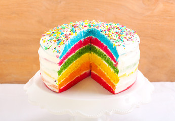 Rainbow cake