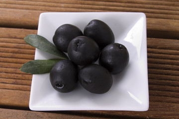 olives on the table