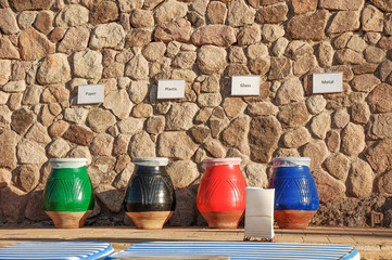 Waste cans in Egypt