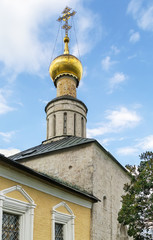 Fototapeta na wymiar The Church of the Nativity of the Theotokos in Gorodnya, Russia