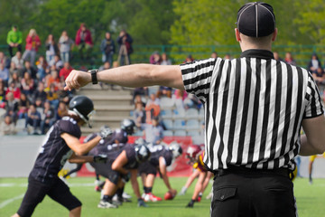 American football referee.