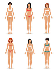 collection Female body template