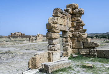 Roman ruins of Sufetula near Sbeitla
