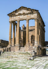 Roman ruins of Sufetula near Sbeitla