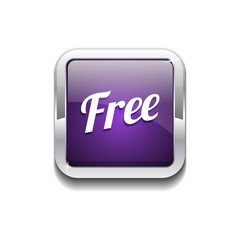 Free Glossy Shiny Rounded Corner Vector Button