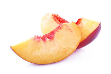 Slice of peach