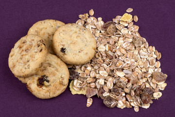 Оatmeal cookies with oat flakes