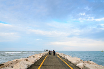 Passeggiata sul molo