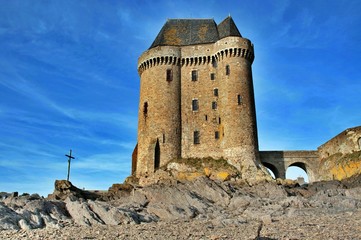 HDR Tour Solidor à Saint-Malo
