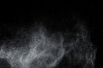 Abstract splashes of water