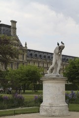 Obraz premium Statue at Jardin des tuileries, Paris
