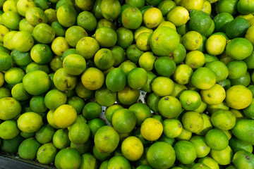 Citrus fruit on the supermarket stall