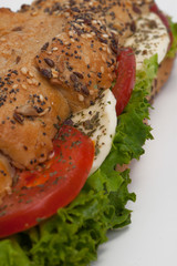 Brötchen mit Käse