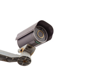 Security Camera CCTV With Cloud and Sky