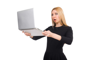 Woman businesswoman in business concept