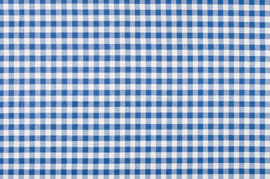 blau-wei&szlig; kariertes Tischtuch