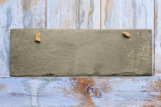 Blank slate shabby chic sign