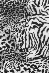 texture of fabric striped leopard