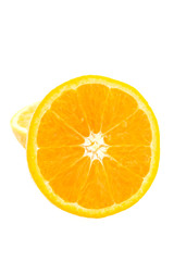 Orange isolated on white
