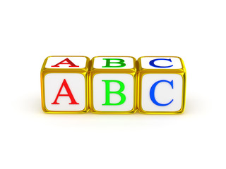 ABC alphabet.