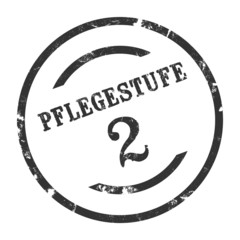 sk191 - StempelGrafik Rund - Pflegestufe 2 - g1621