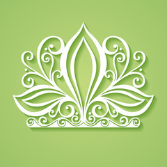 Vector Decorative Ornate Crown