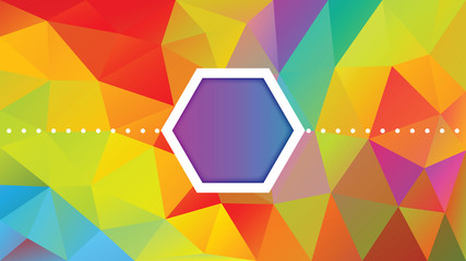 Polygon design Abstract background