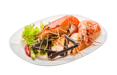 Giant Freshwater Prawn and king prawns
