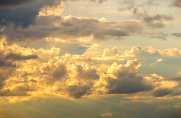Obraz premium golden clouds