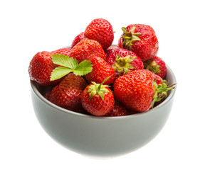 Strawberry in the bowl