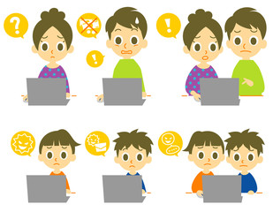 パソコン　家族　ウイルス