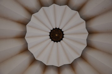 Detail inside dome of Masjid Negara