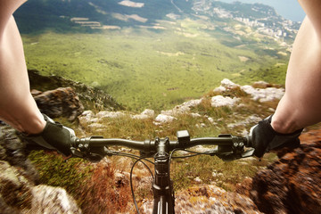 Descente à vélo