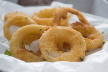 Onion rings - fried