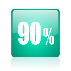 90 percent internet icon