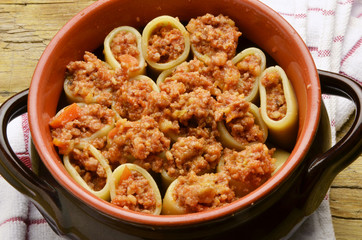 Paccheri al ragù Cucina italiana Italy cuisine Expo Milano 2015