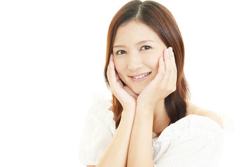 Fototapeta premium 寛ぐ美しい女性