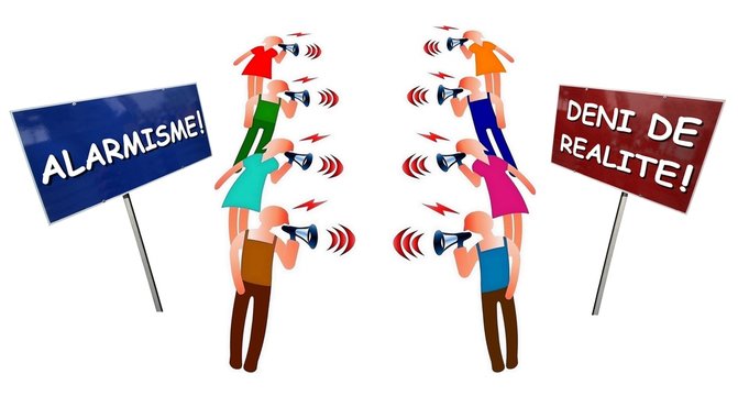 Débat  "Alarmisme vs Déni de réalité"
